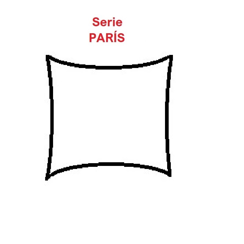 Estuche París cojín reloj 90x90x75 mm.